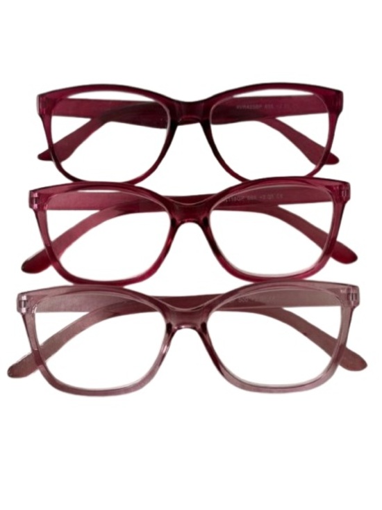 Adrienne Vittadini Accessories - Pink Gradient Women's Fashion Reading Glasses Set of 3 +2.00